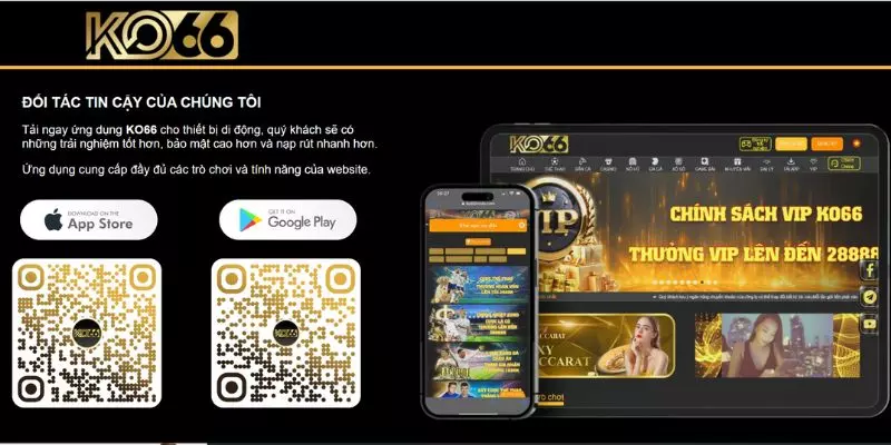 Ưu điểm khi tải app chính thống KO66